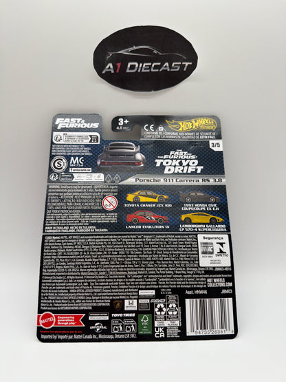 Hot Wheels Premium Fast & Furious Porsche 911 Carrera RS 3.8