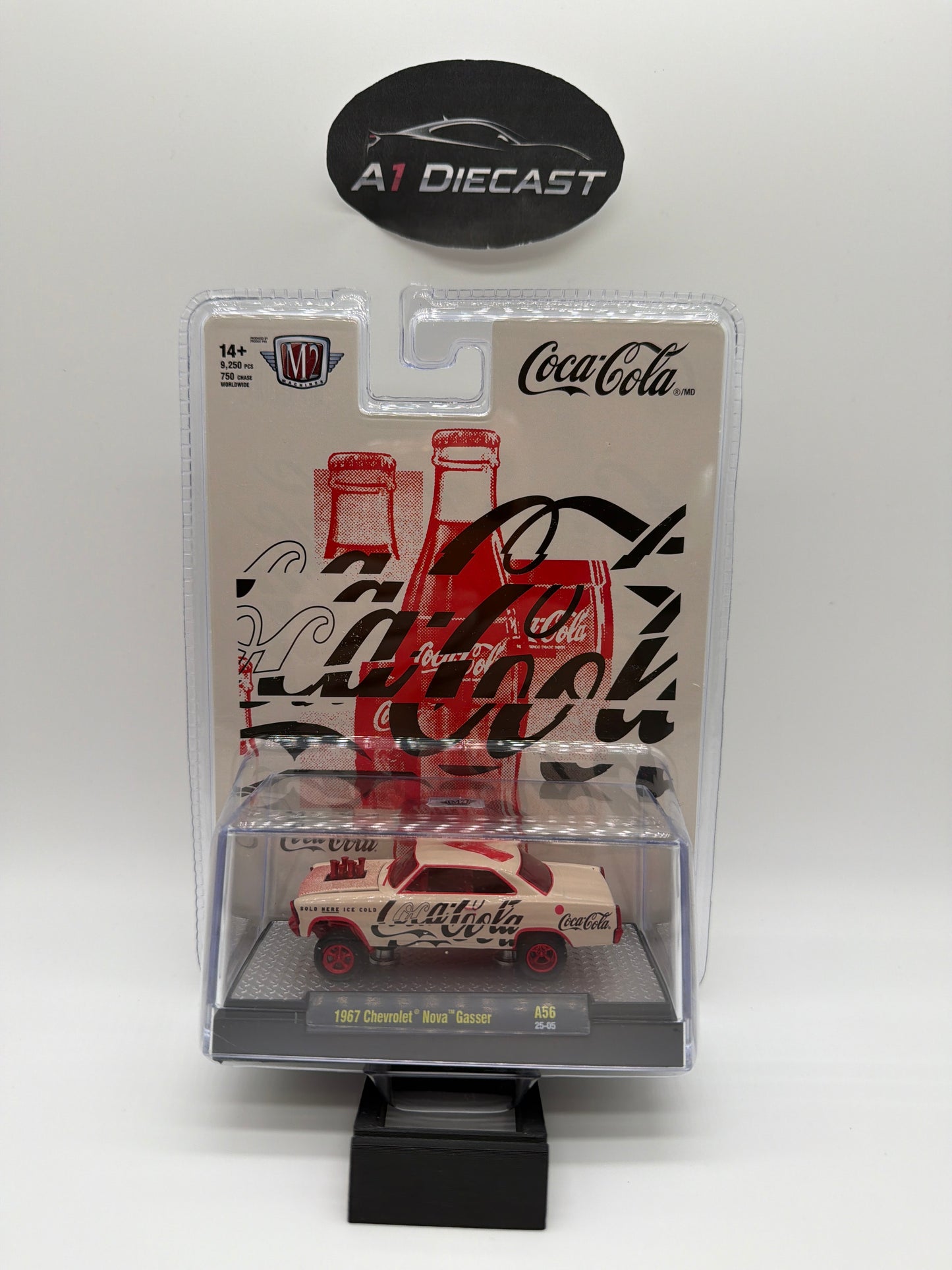 M2 Machines Coca-Cola 1967 Chevrolet Nova Gasser Chase