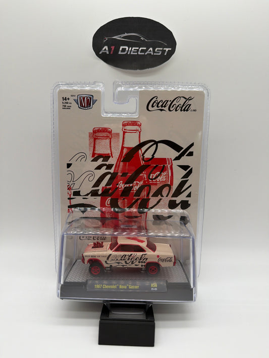 M2 Machines Coca-Cola 1967 Chevrolet Nova Gasser Chase