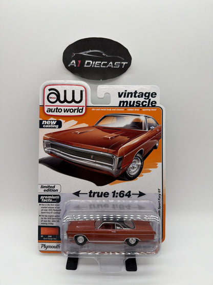 Auto World Premium 1970 Plymouth Sports Fury GT