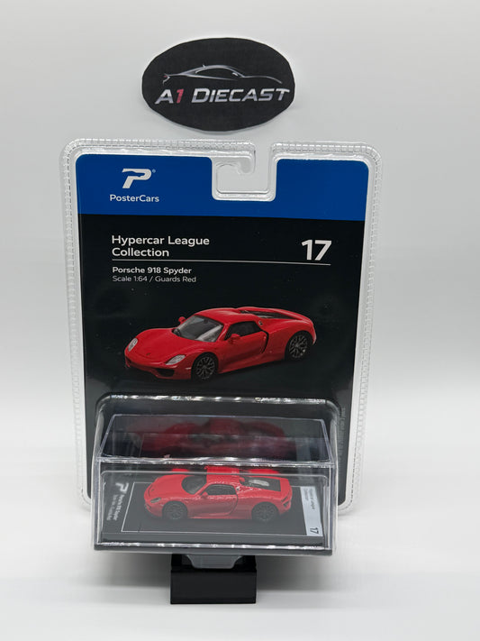 PosterCars Hypercar League Collection Porsche 918 Spyder