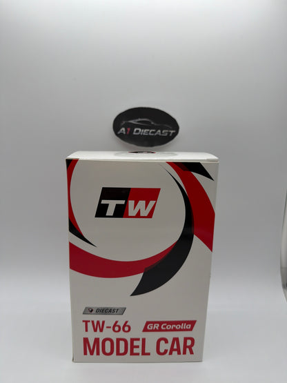 Tarmac Works Global 64 Toyota GR Corolla With Oil Can