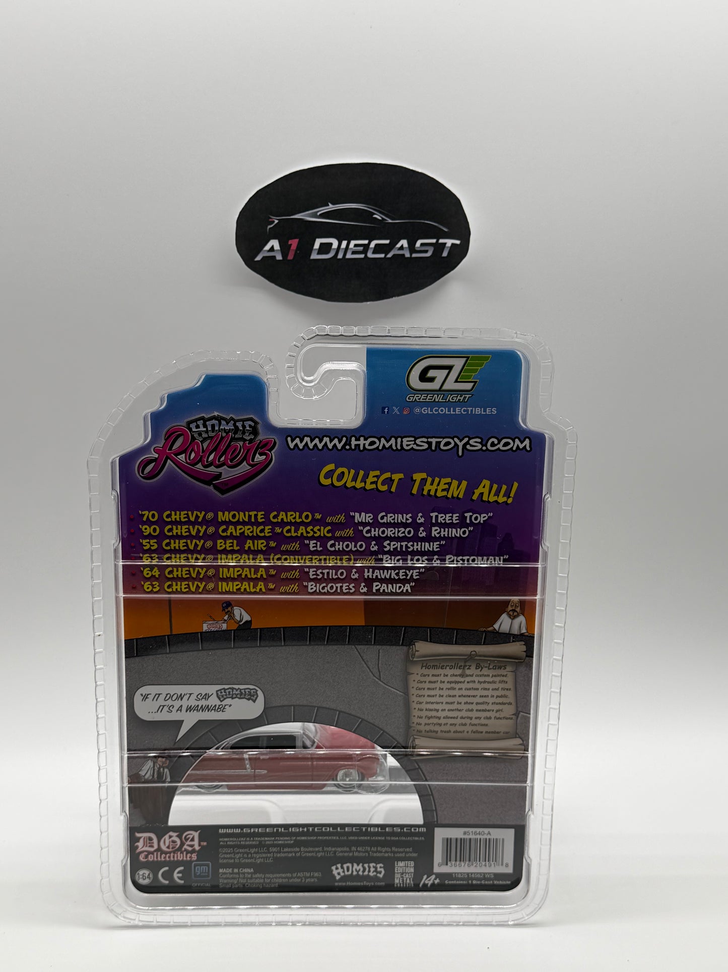 Greenlight Homie Rollerz ‘55 Chevy Bel Air