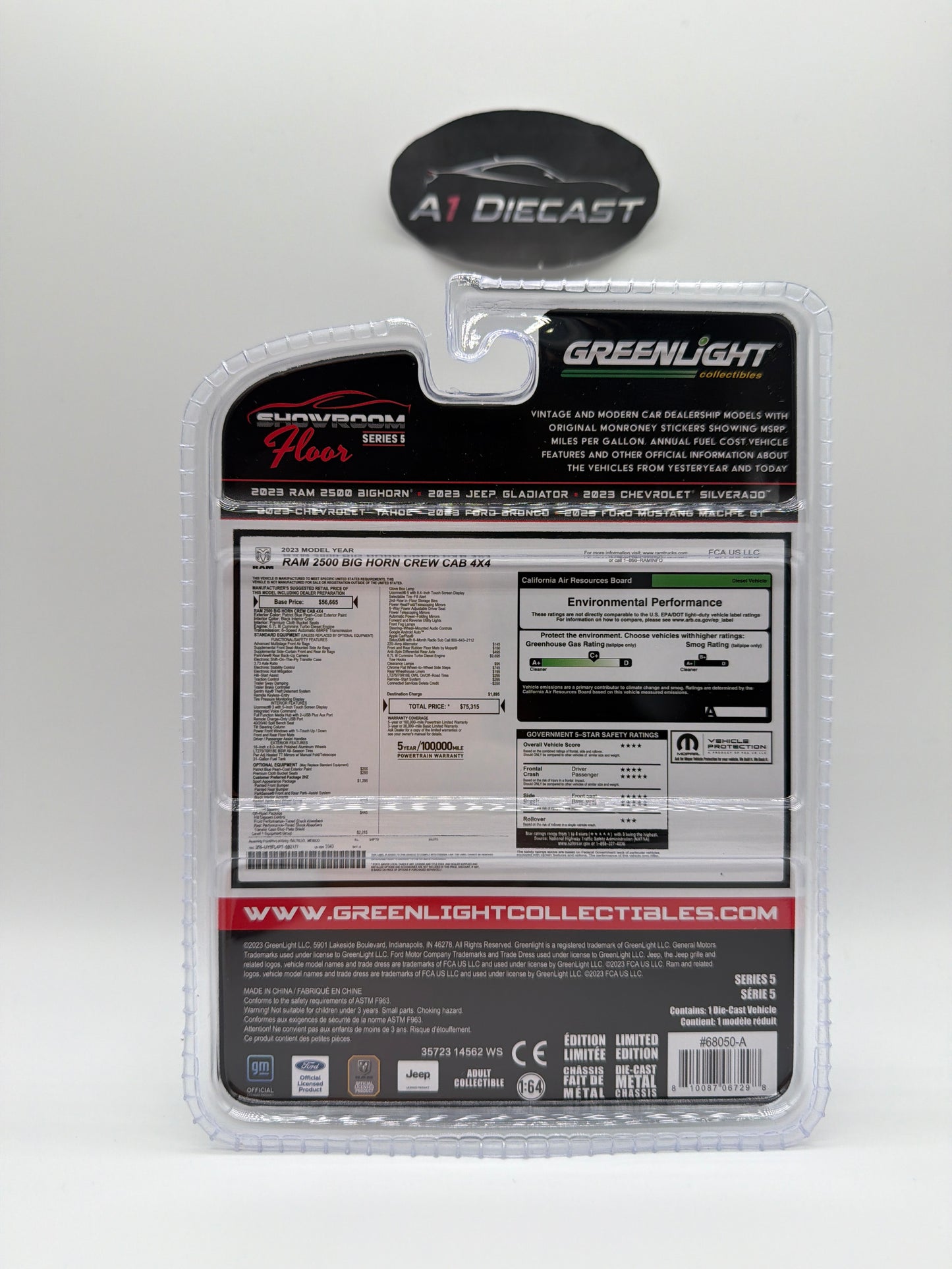 Greenlight Showroom Floor Series 5 2023 Ram 2500 Bighorn