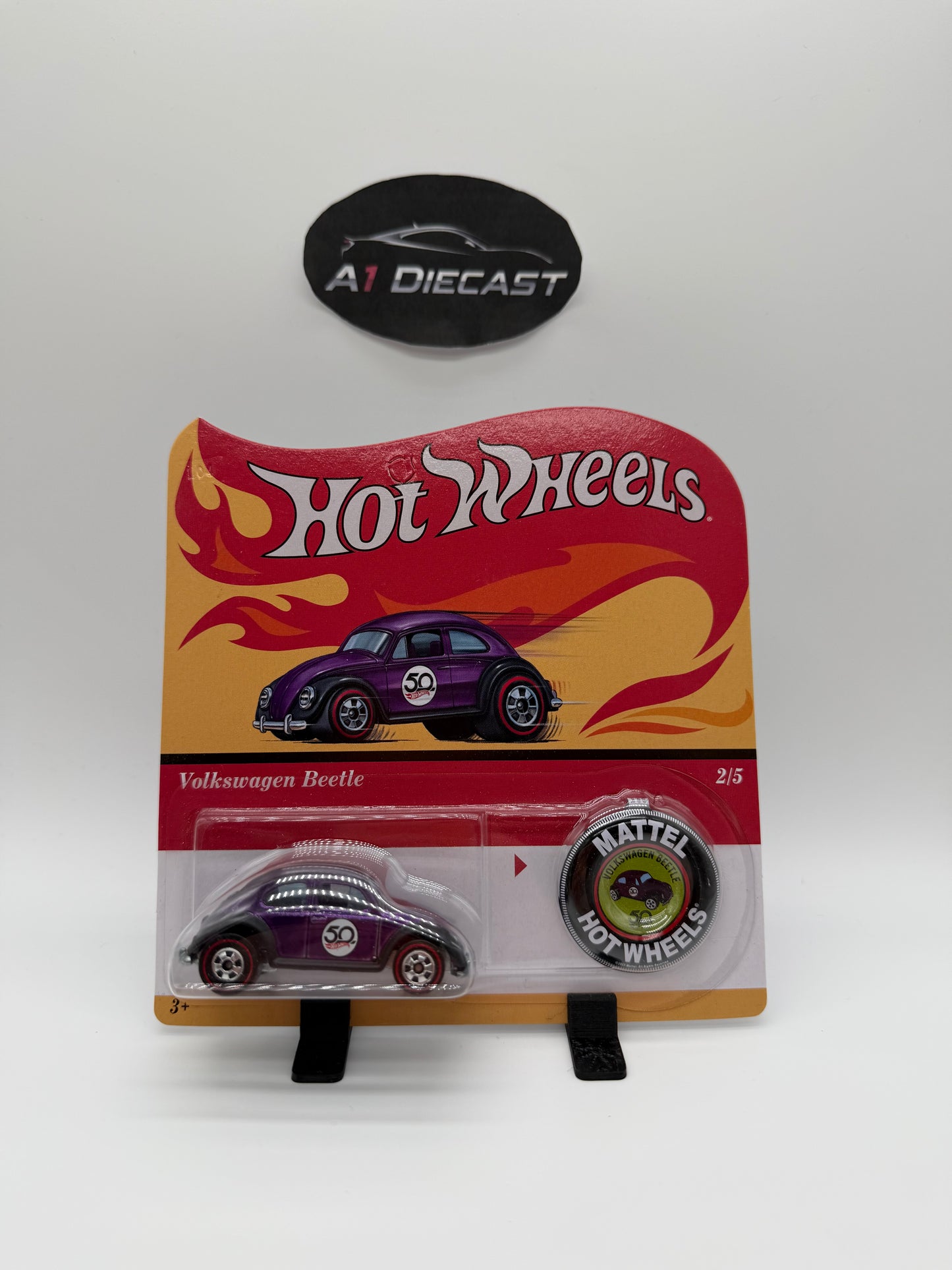 Hot Wheels Classic 50th anniversary Set with Button