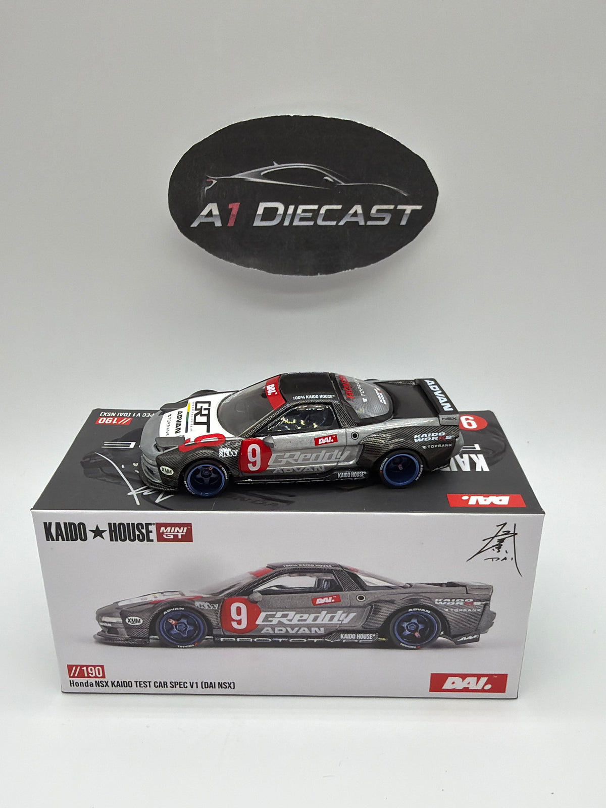 Kaido House Mini GT Honda NSX kaido Test Car Spec V1 (DAI NSX) CHASE //190