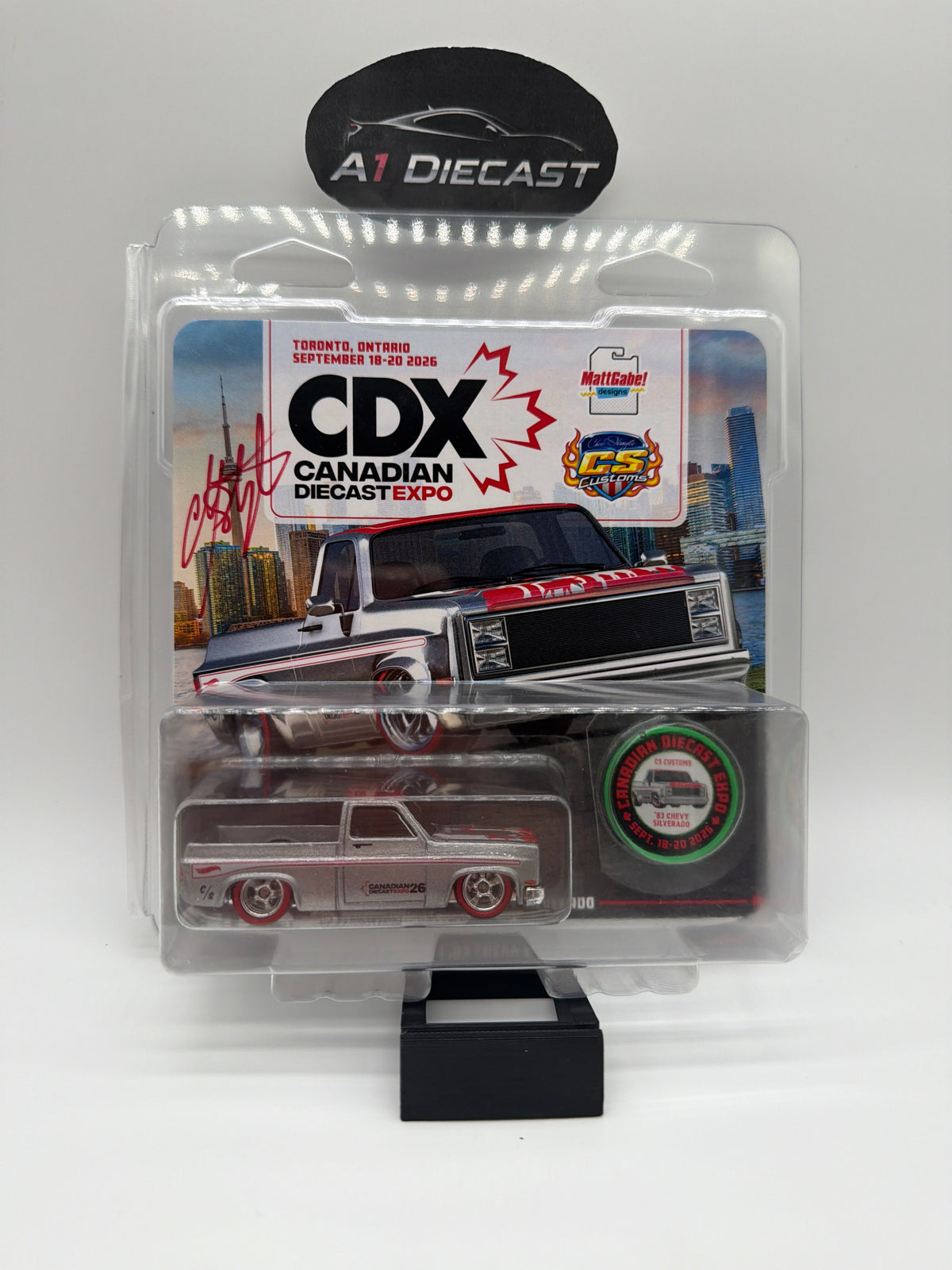 Canadian Diecast Expo CS Custom ‘83 Chevy Silverado Set of 3 (Regular, Chase, Super Chase)