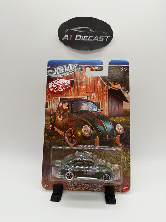 Hot Wheels Silver Series Vintage Club Volkswagen “Classic Bug” “Coccinelle Classic”