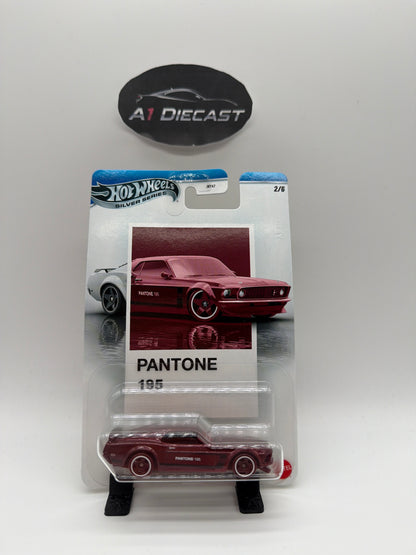 Hot Wheels Silver Series Pantone 195 ‘69 Ford Mustang Boss 302