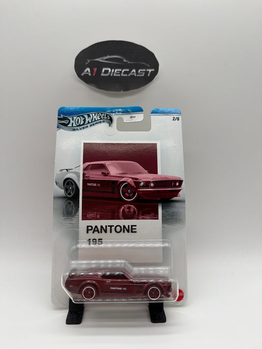Hot Wheels Silver Series Pantone 195 ‘69 Ford Mustang Boss 302
