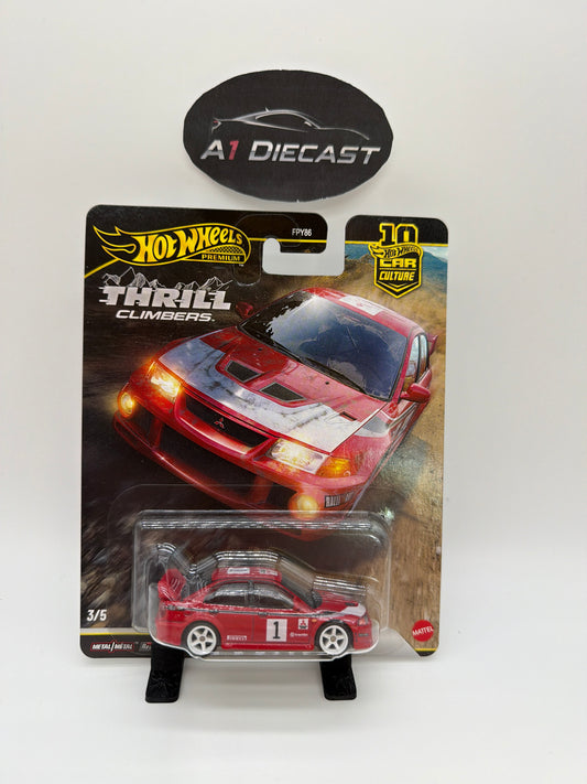 Hot Wheels Premium Car Culture Thrill Climbers Mitsubishi Lancer Evolution VI
