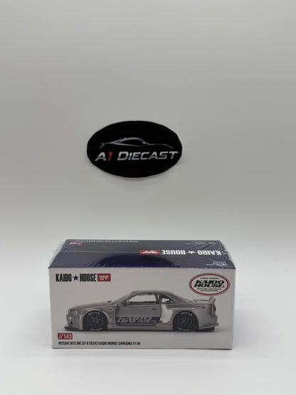Kaido House Mini GT Nissan Skyline GT-R (R34) Kaido Works Shinjuku V1