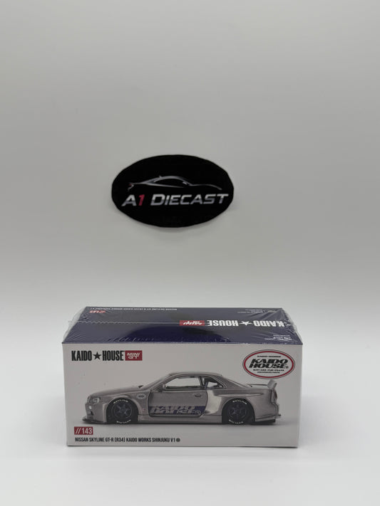 Kaido House Mini GT Nissan Skyline GT-R (R34) Kaido Works Shinjuku V1
