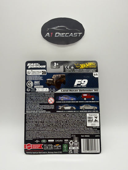Hot Wheels Premium Fast & Furious Land Rover Defender 90