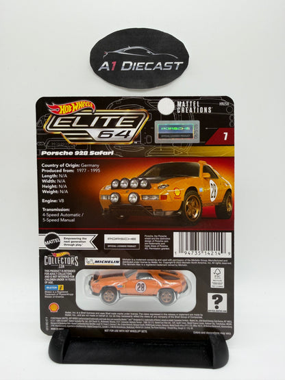Hot Wheels Elite 64 Porsche 928 Safari