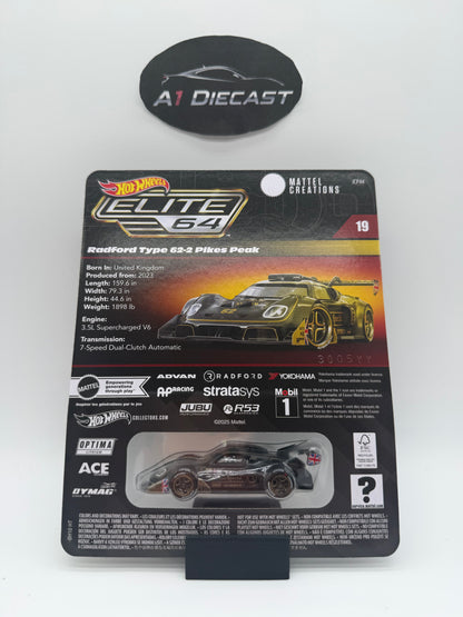 Hot Wheels Elite 64 Radford Type 62-2 Pikes Peak