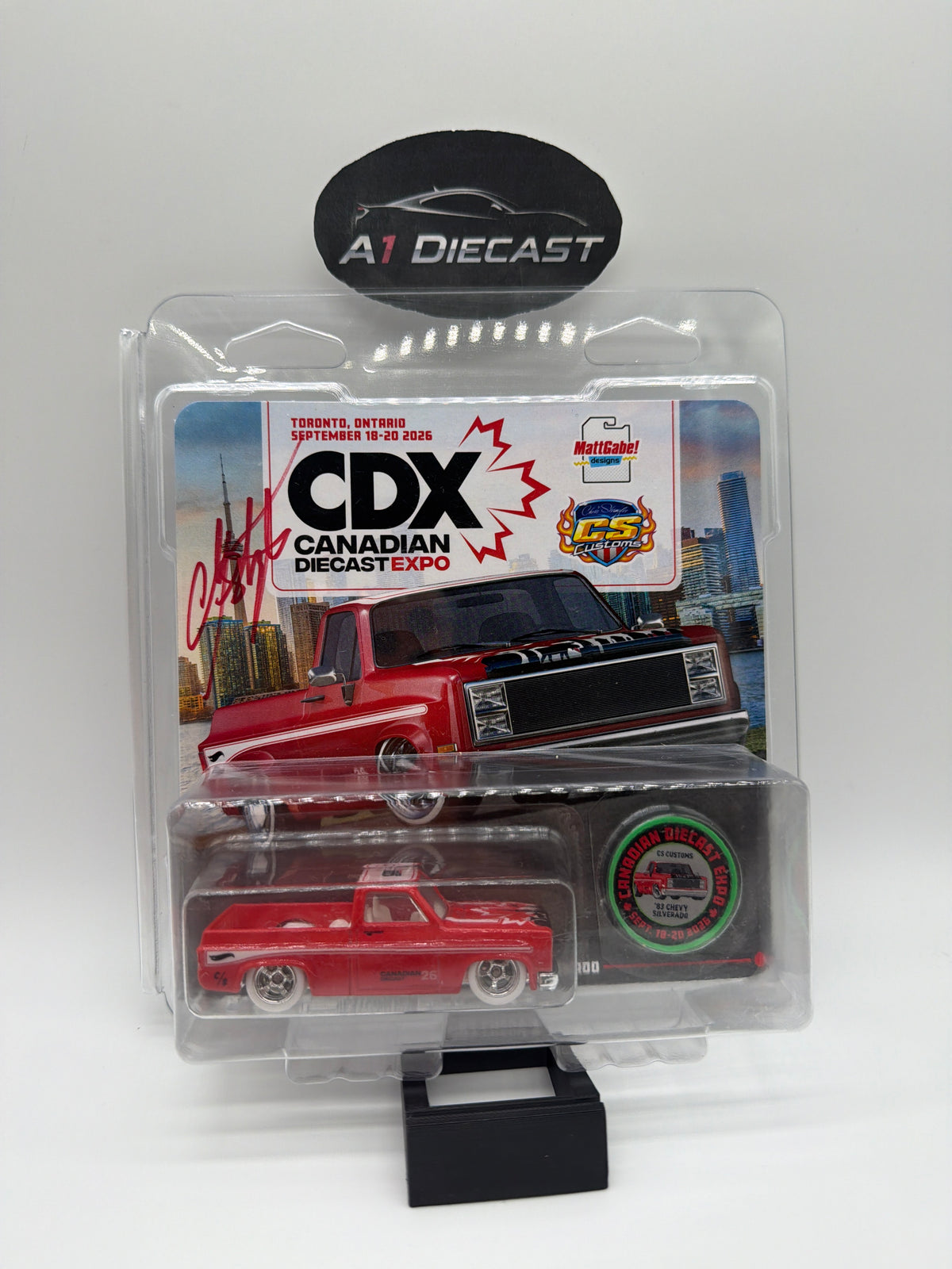 Canadian Diecast Expo CS Custom ‘83 Chevy Silverado Set of 3 (Regular, Chase, Super Chase)