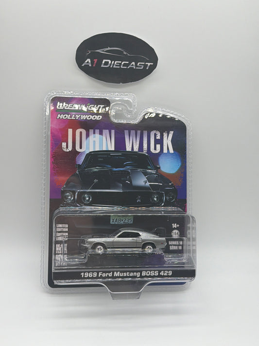 Greenlight Hollywood John Wick 1969 Ford Mustang BOSS 429