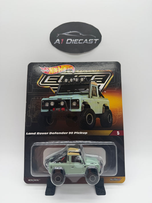Hot Wheels Elite 64 Land Rover Defender 90 Pickup