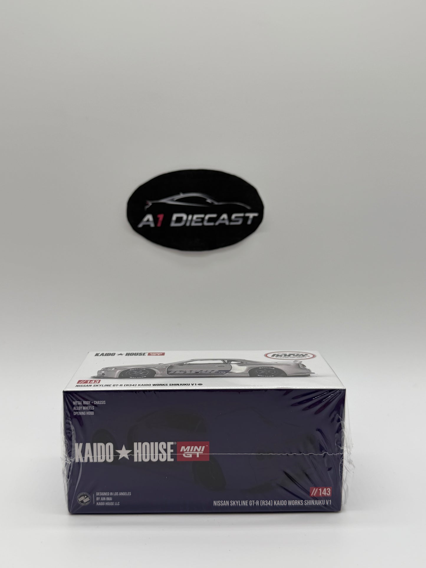Kaido House Mini GT Nissan Skyline GT-R (R34) Kaido Works Shinjuku V1