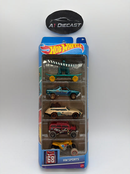 Hot Wheels 5 Pack HW Sports