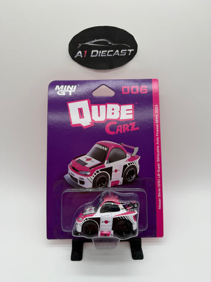 Mini GT Qube Carz Nissan Silvia (S15) LB-Super silhouette Auto Finesse SEMA 2023