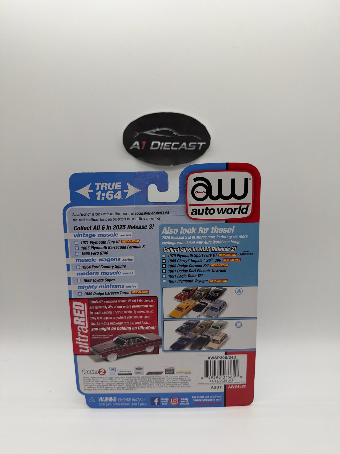 Auto World Premium 1989 Dodge Caravan Turbo