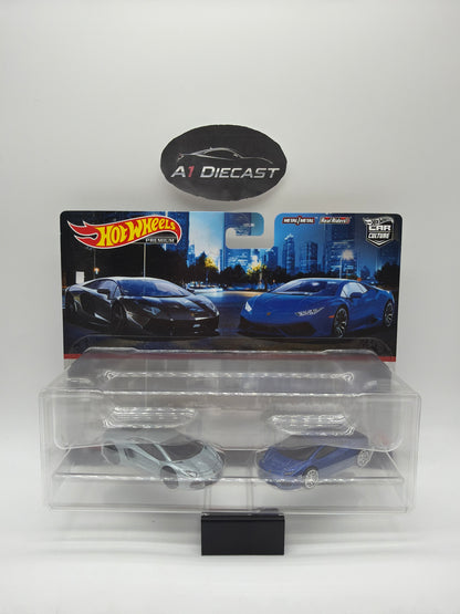 Hot Wheels Premium Car Culture Lamborghini Aventador Coupé & Lamborghini Huracán LP 610-4