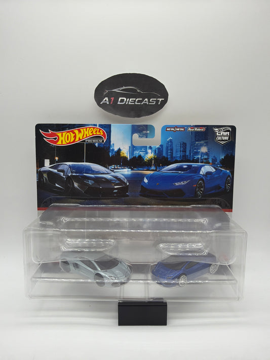 Hot Wheels Premium Car Culture Lamborghini Aventador Coupé & Lamborghini Huracán LP 610-4