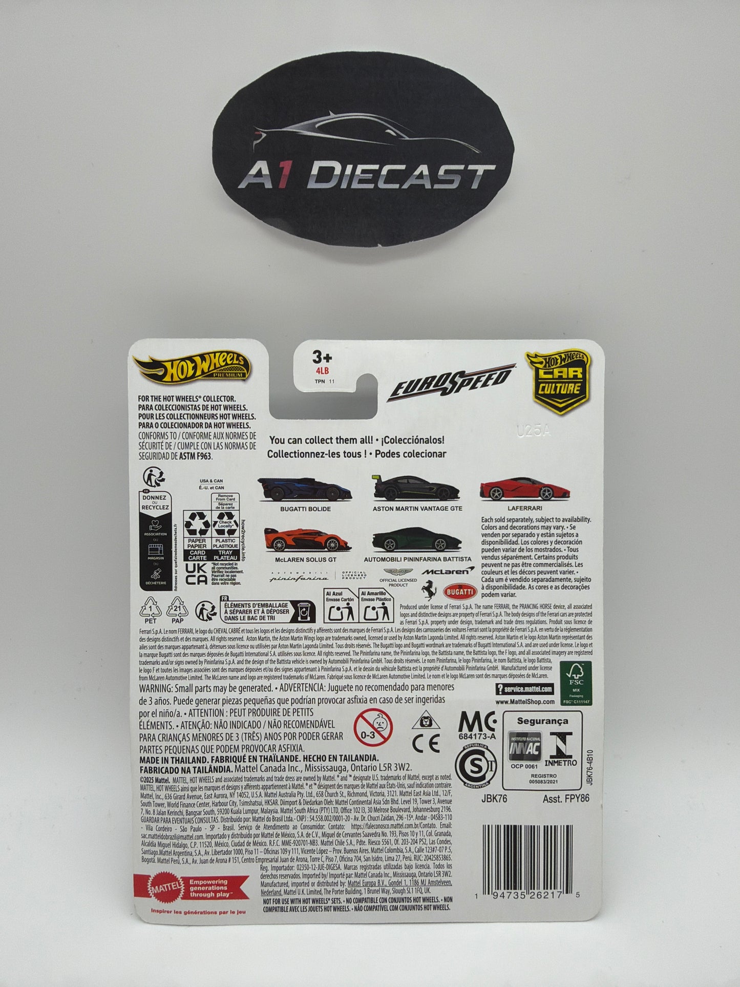 Hot Wheels Premium Car Culture Euro Speed Aston Martin Vantage GTE