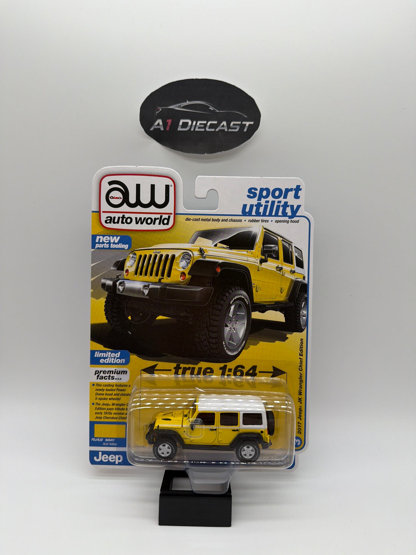 Auto World Premium 2017 Jeep JK Wrangler Chief Edition