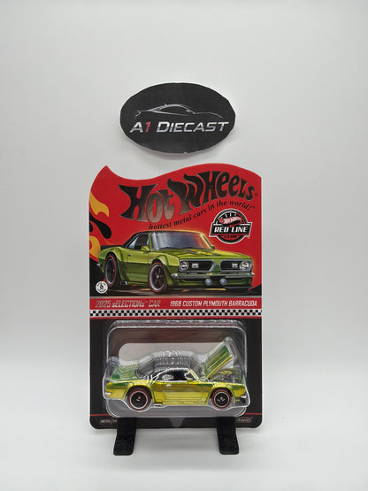 Hot Wheels Red Line Club 1968 Custom Plymouth Barracuda