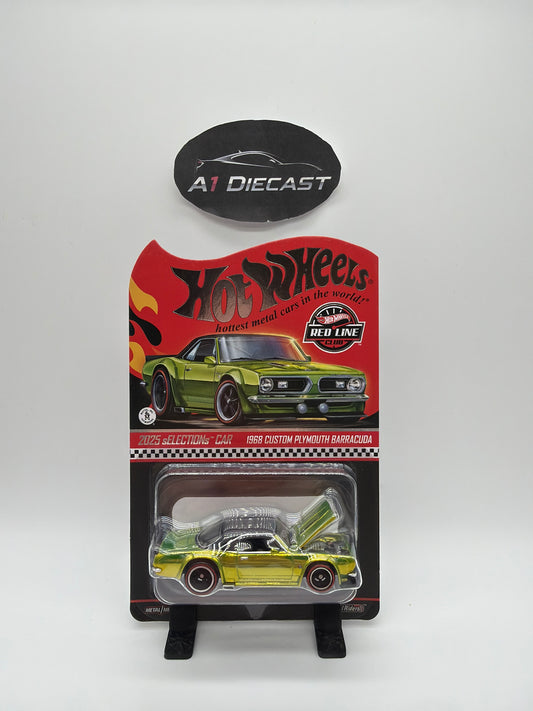 Hot Wheels Red Line Club 1968 Custom Plymouth Barracuda