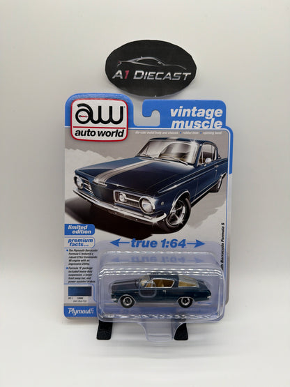Auto World Premium 1965 Plymouth Barracuda Formula S