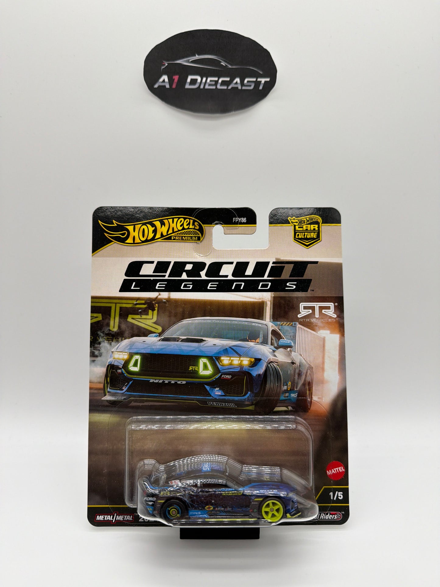 Hot Wheels Premium Car Culture 2024 Ford Mustang RTR SPEC 5-FD