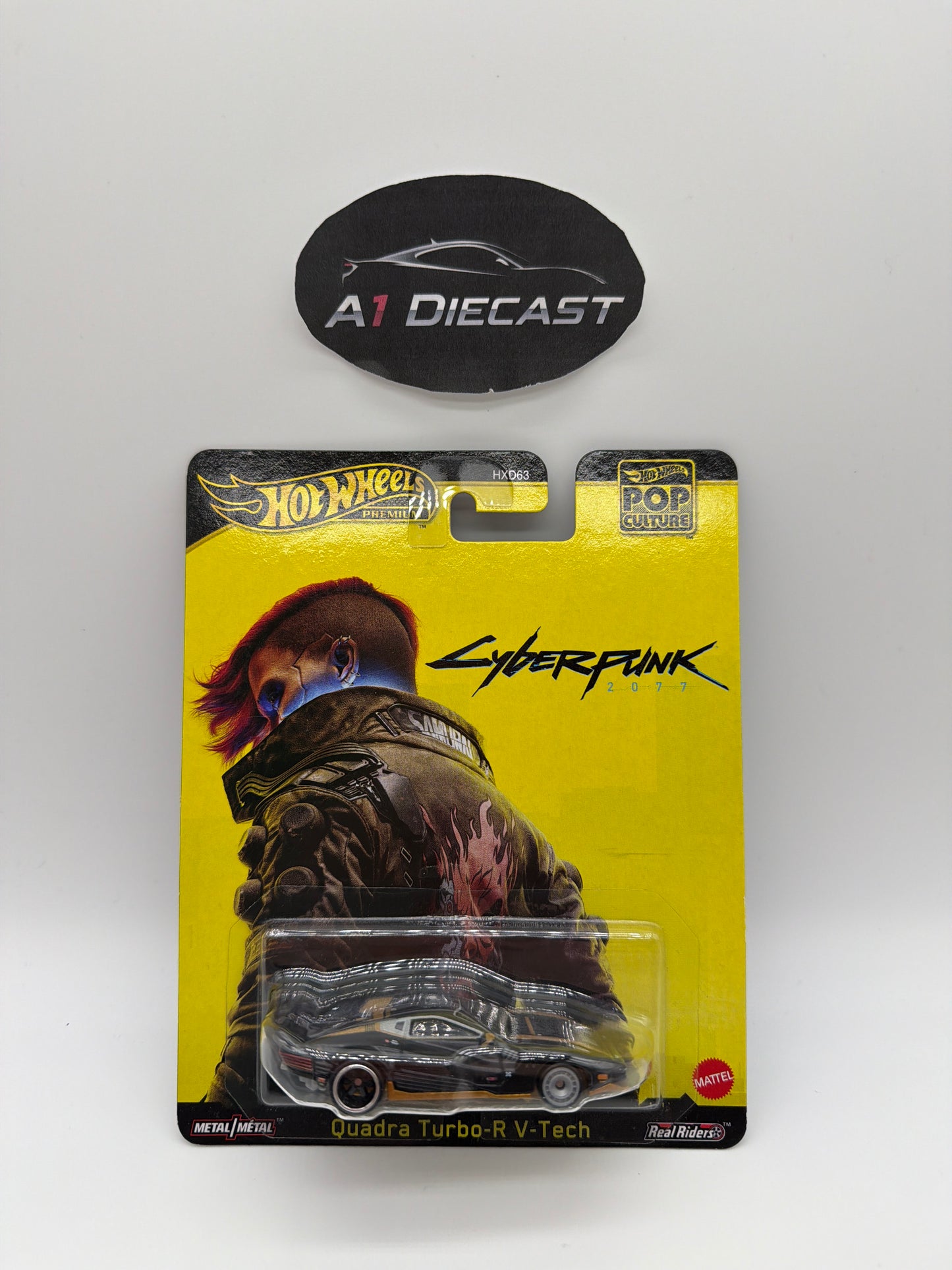 Hot Wheels Premium Pop Culture Quadra Turbo-R V-Tech