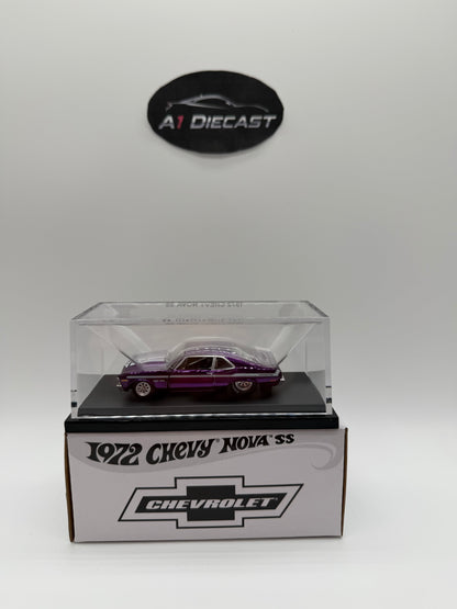 Hot Wheels Red Line Club Real Riders 1972 Chevy Nova SS