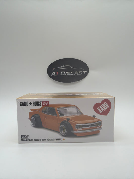 Kaido House Mini GT Nissan Skyline 2000GT-R (KPGC10) Kaido Street V2 // 228