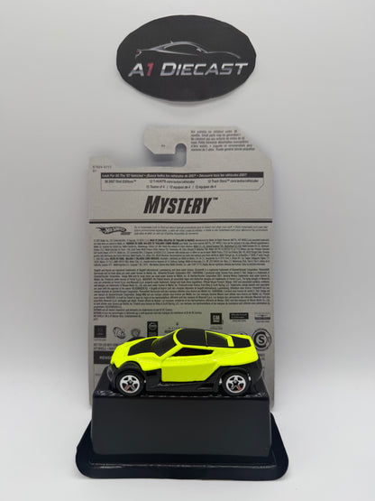 Hot Wheels Mystery Symbollc Neon Yellow