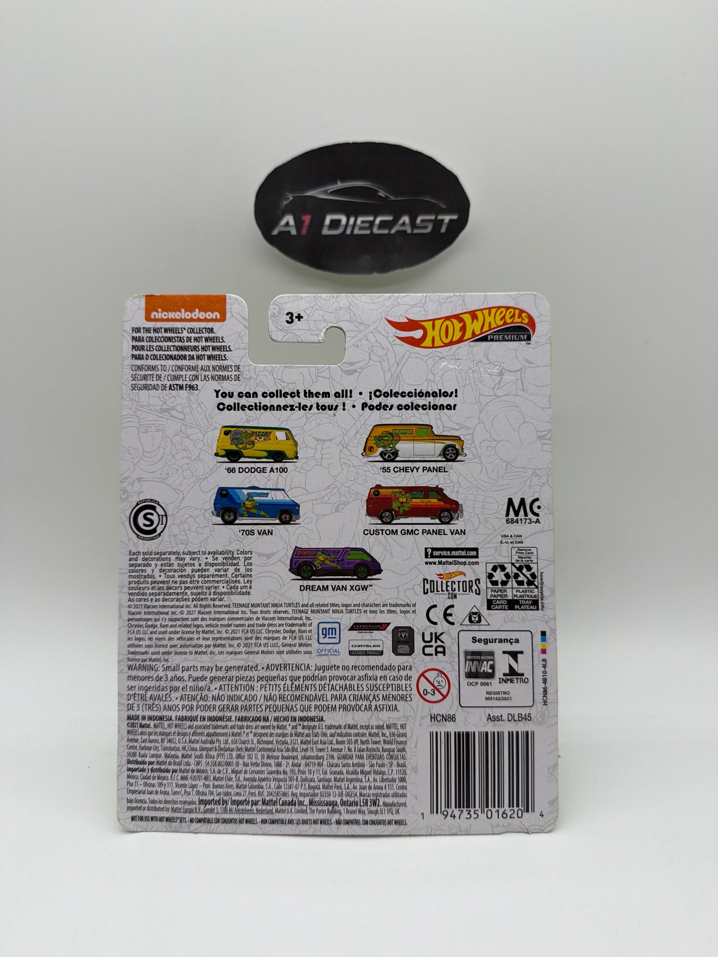 Hot Wheels Premium Teenage Mutant Ninja ‘66 Dodge A100 1/5
