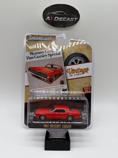 Greenlight Vintage Ad Cars 1967 Mercury Cougar
