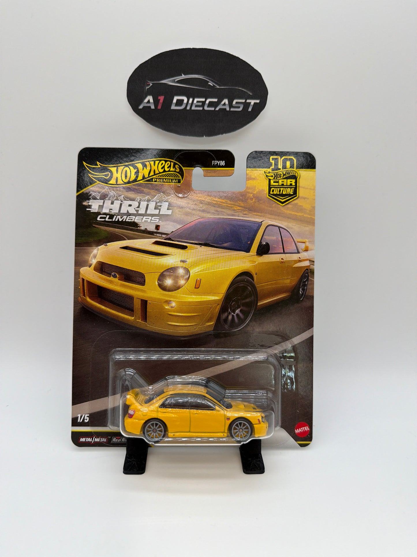 Hot Wheels Premium Car Culture Thrill Climbers Subaru Impreza WRX