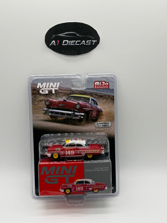 Mini GT Lincoln Capri #149 1954 Carrera Panamericana Class Winner   MGT00611-MJ