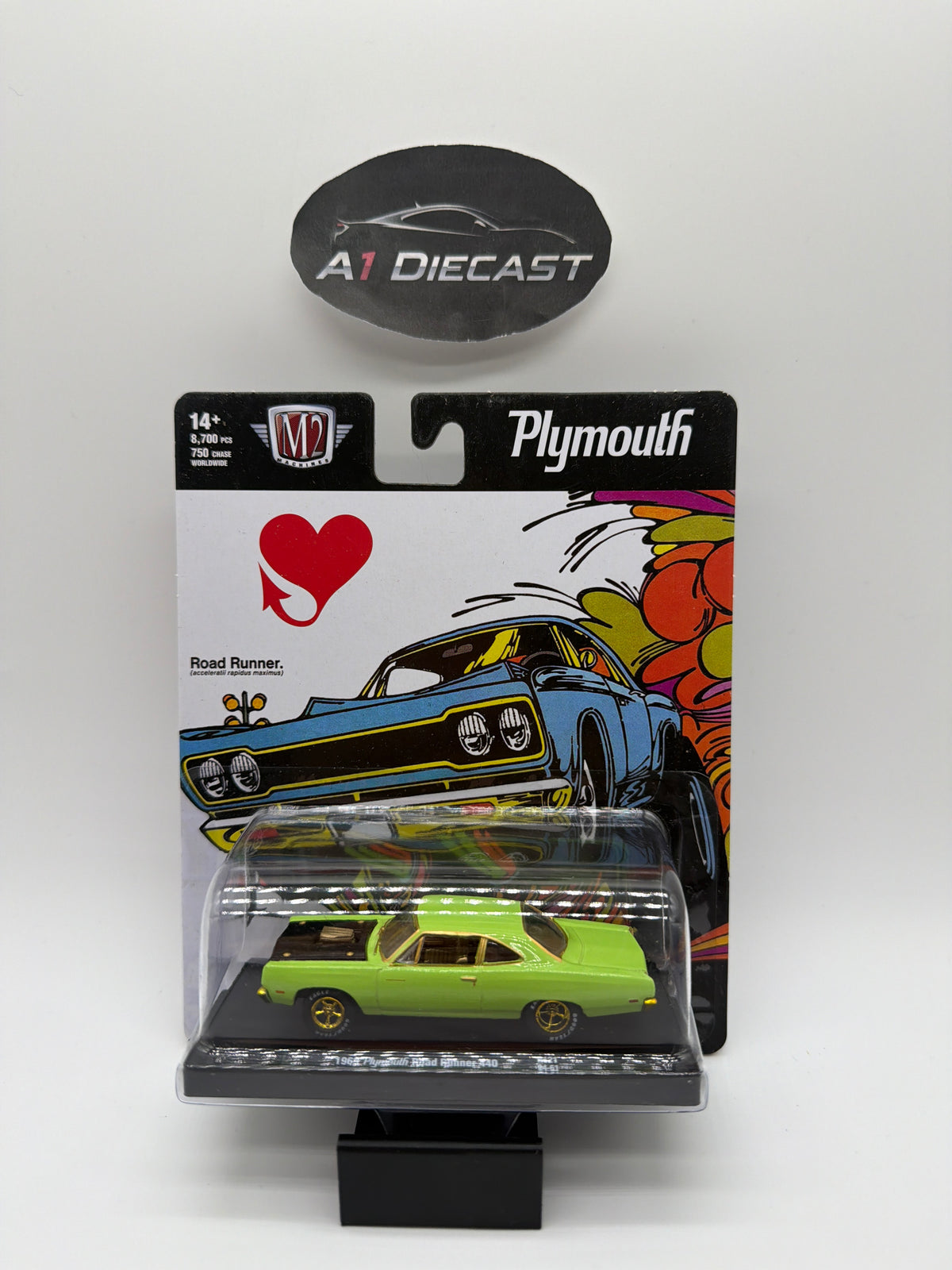 M2 Machines 1969 Plymouth Road Runner 440 Chase