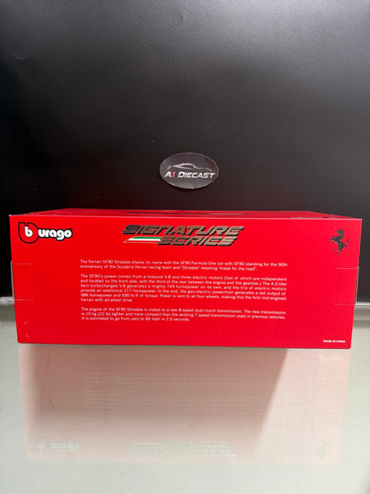 Bburago Signature Series Ferrari SF90 Spider Assetto Fiorano