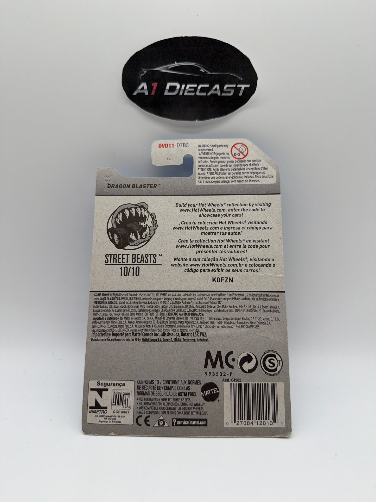 Hot Wheels Dragon Blaster Treasure Hunt