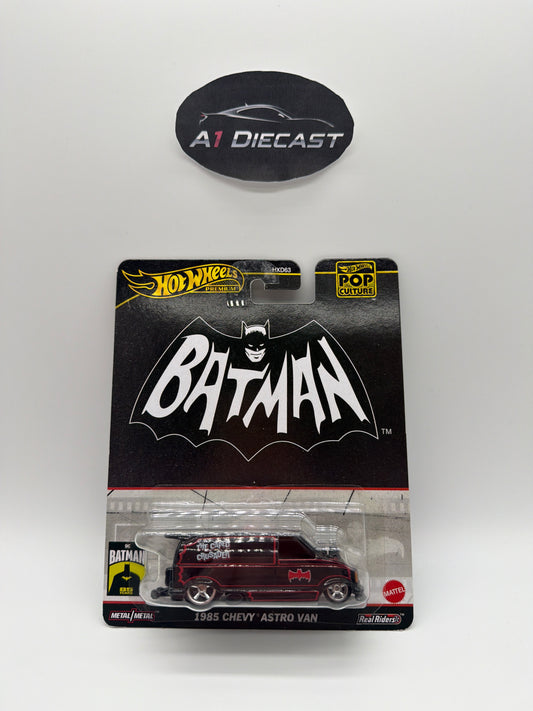 Hot Wheels Premium Pop Culture Batman 1985 Chevy Astro Van