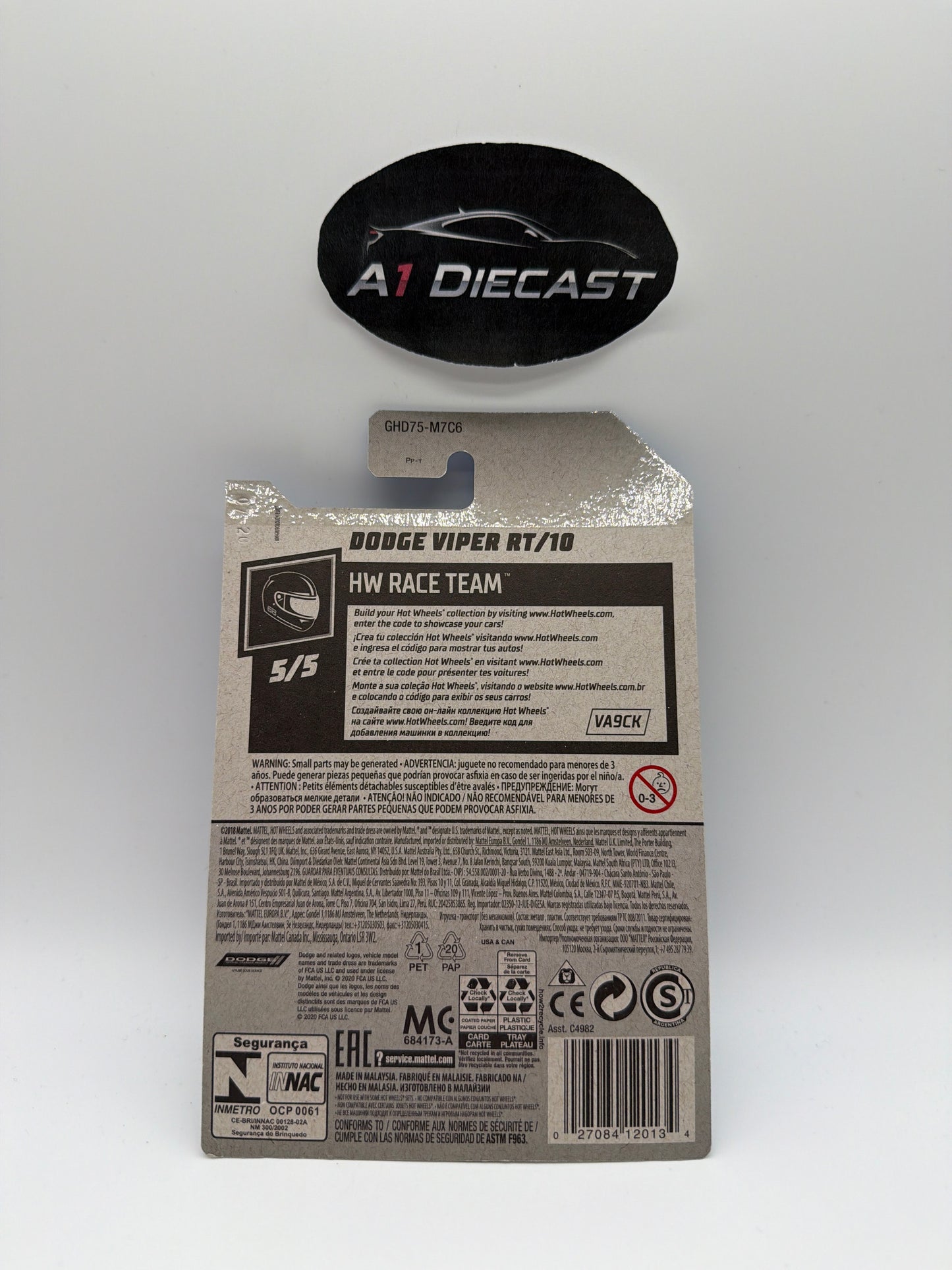 Hot Wheels Dodge Viper RT/10 Treasure Hunt