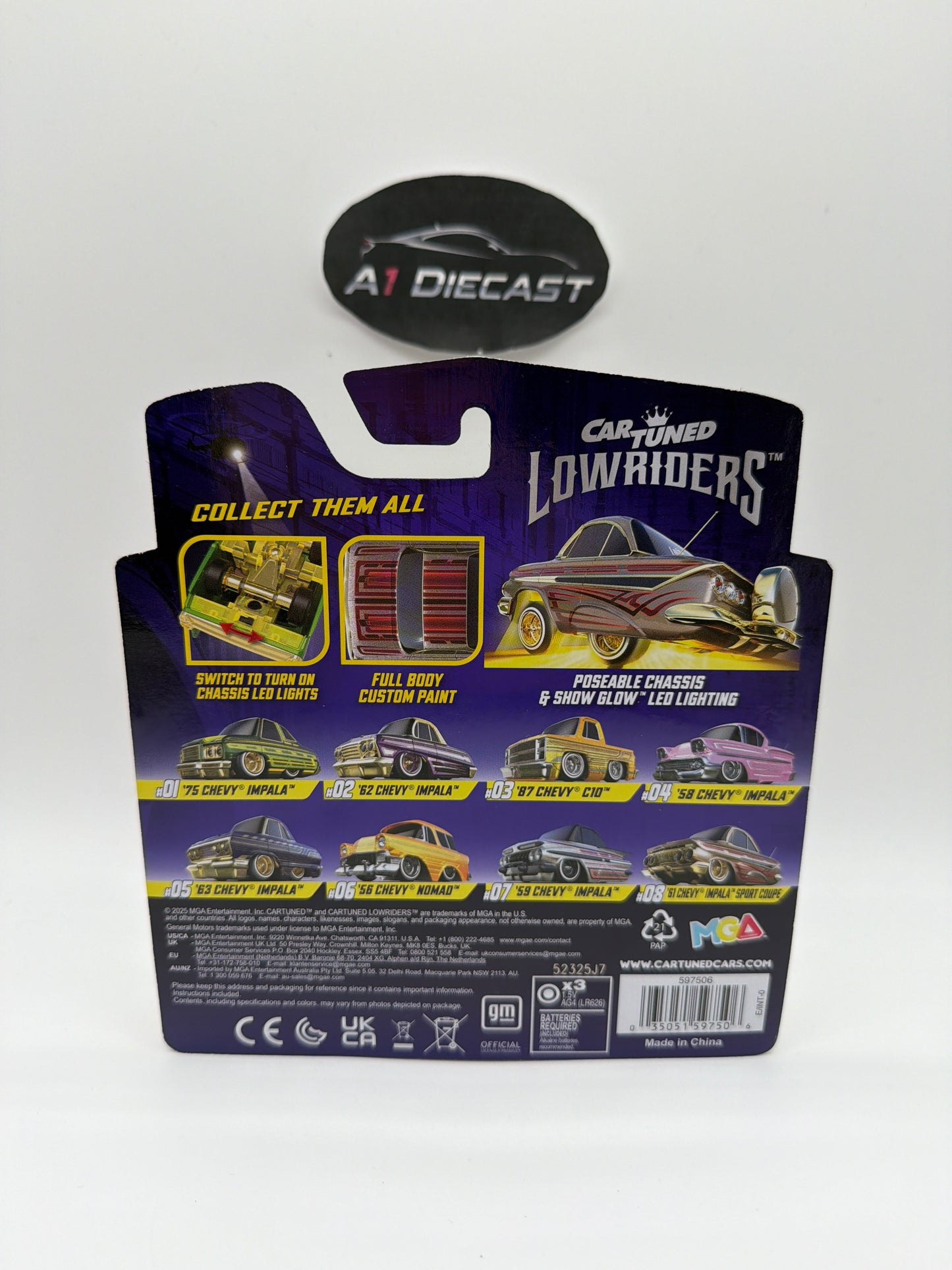 Car Tuned Lowriders ‘61 Chevy Impala Sports Coupe series 2