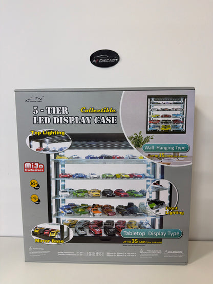 K.C. Cases Mijo Exclusive 5-Tier Collectible LED Display Case